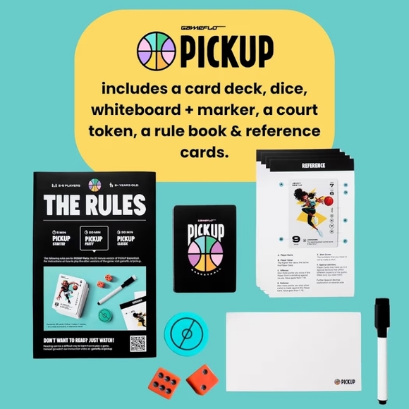 Pickup Basketball Card Game - Orange - Picture 3 of 4